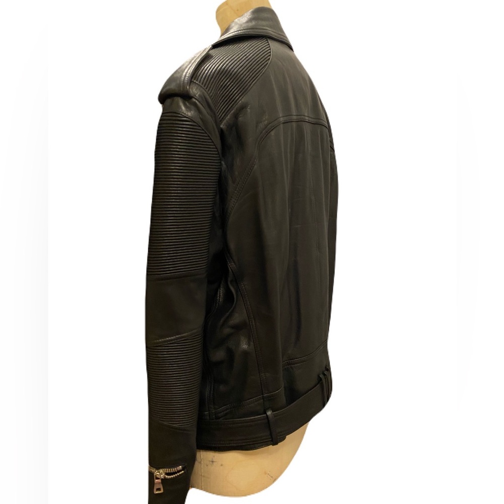 Balmain Double Zip Biker Jacket - image 4